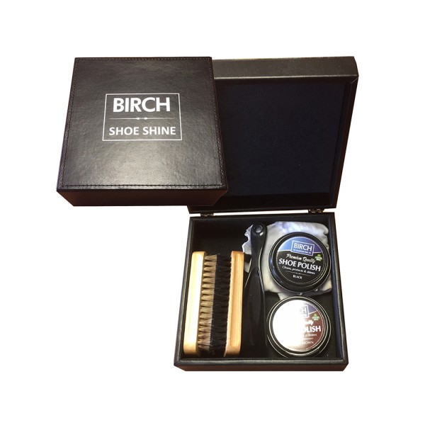 BIRCH Shoe Shine Box Small