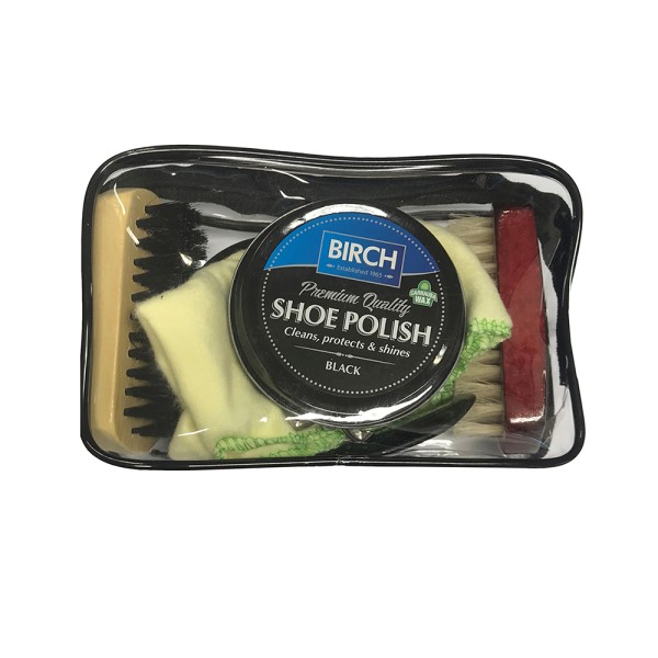 BIRCH PU Shoe Shine Kit