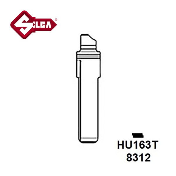 Silca HU163T VW Car Blade 
