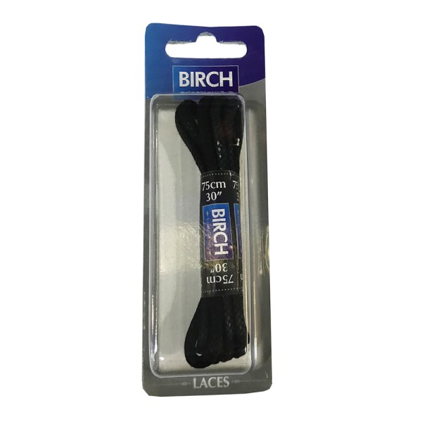 Birch Blister Pack Laces Waxed Cord (Pack of 6)