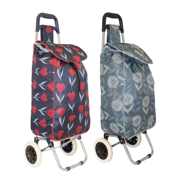 Borderline Shopping Trolley ST06 Tulips or Daisies Patterns