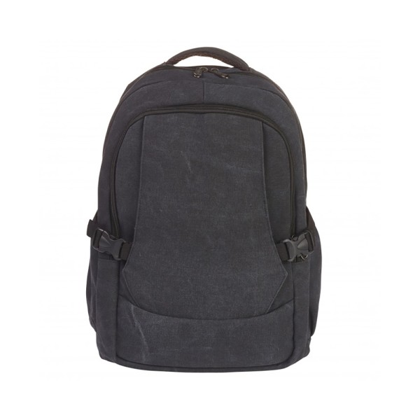 Canvas Back Pack with Top Zip