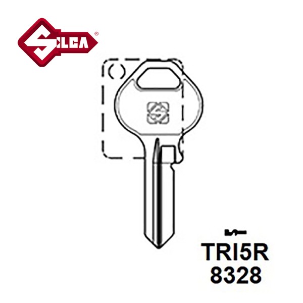 Silca TRI5R Trimark Cylinder Blank
