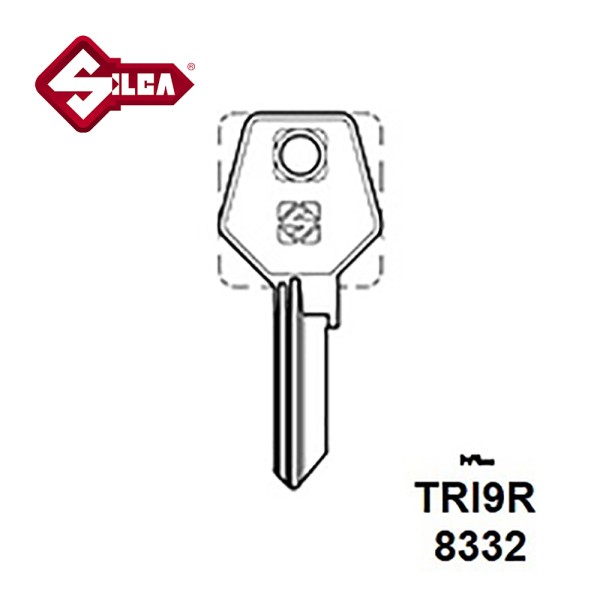 Silca TRI9R Trimark Cylinder Blank