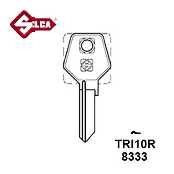Silca TRI10R Trimark Cylinder Blank