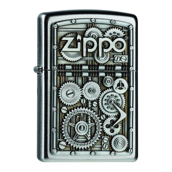 Zippo Lighter Street Chrome Gear Wheels