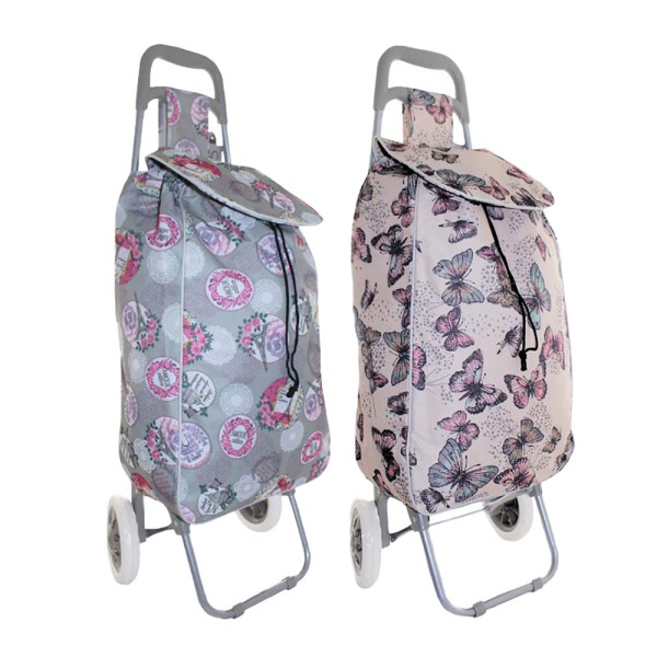 Borderline Shopping Trolley ST06 Butterfly or Paris Patterns