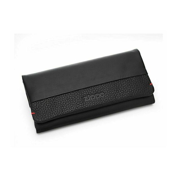 Zippo Nappa Bifold tobacco Pouch Black