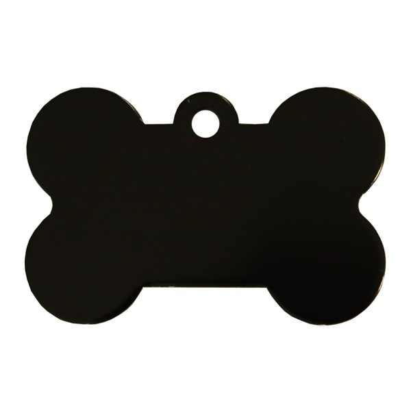 Aluminium Pet Tag Medium Bone 30 x 20mm