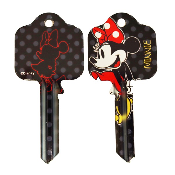 Licensed Keys Minnie Mouse (Silca Ref UL054) Black