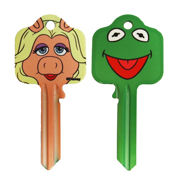 Licensed Keys Kermit & Piggy (Silca Ref UL054)