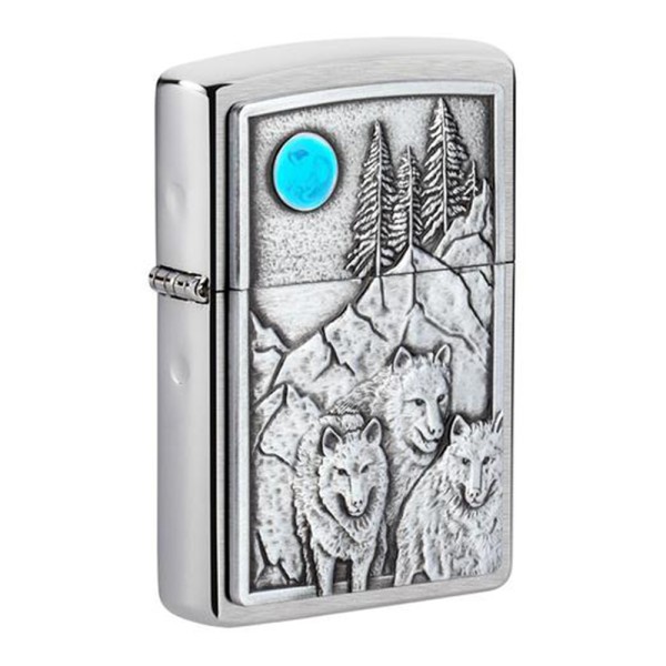Zippo Lighter Wolf Pack Emblem