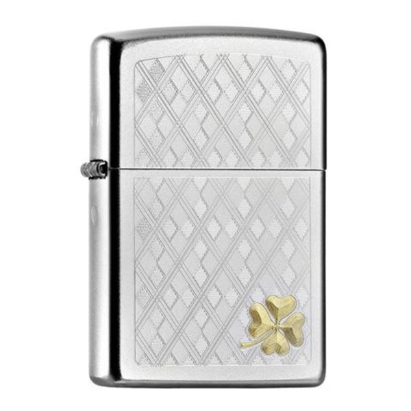 Zippo Lighter This Stunning Four Leaf Clover 
