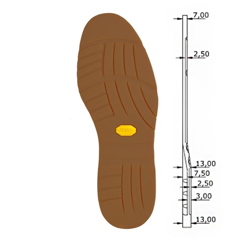 Vibram 2240 Nantes Unit Caramel