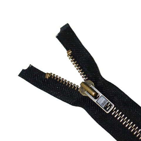 YKK Metal 5g Antique Brass Finish 2-way moveable top and...