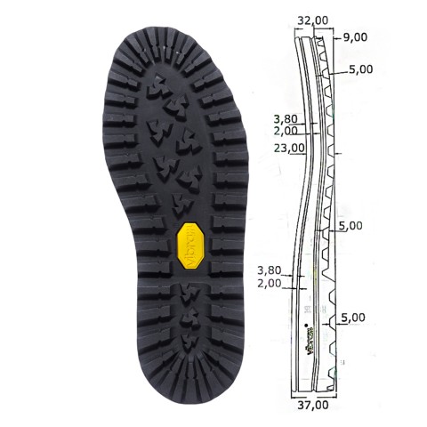 Vibram 056C Winter City Unit Black