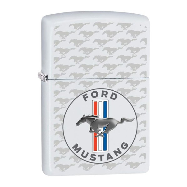Zippo Lighter 214 Ford Mustang Horse & Bars Device (49889)