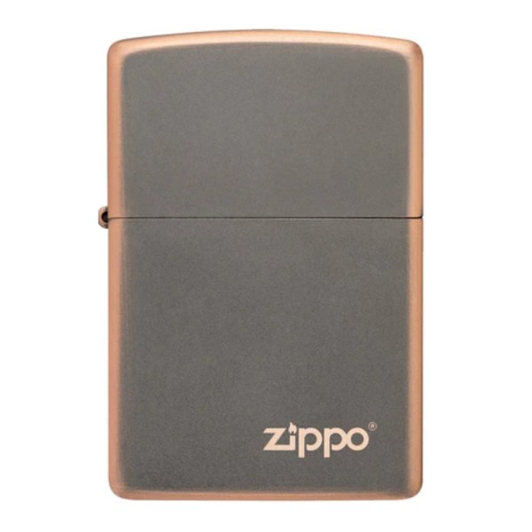 Zippo Lighter Rustic Bronze Wth Zippo Logo (49839ZL)