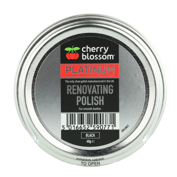 Cherry Blossom Platinum Renovating Shoe Polish
