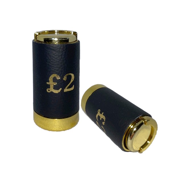 £2 Coin Holder With Leather Cover