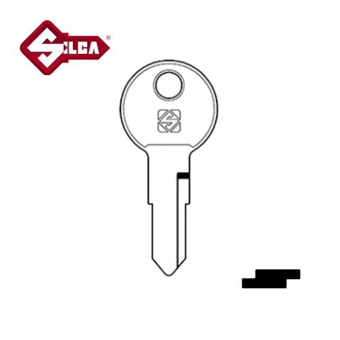 Silca BUR69 Burg Wachter Flat Key Blank