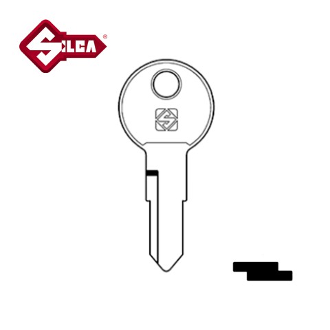 Silca BUR69R Burg Wachter Flat Key Blank