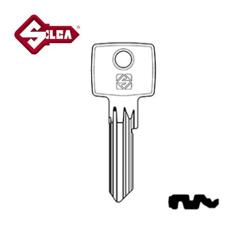 Silca IE39 ISEO Flat Key Blank