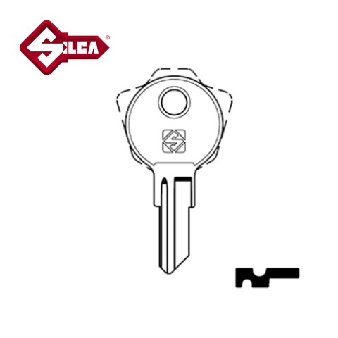 Silca ELS1 Eledis Flat Key Blank