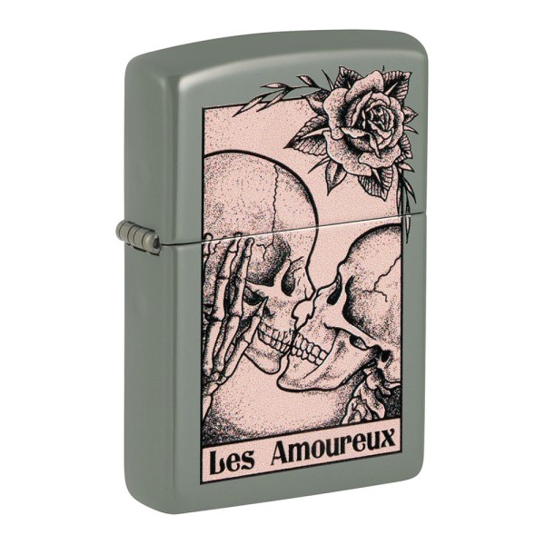 Zippo Lighter Death Kiss Design