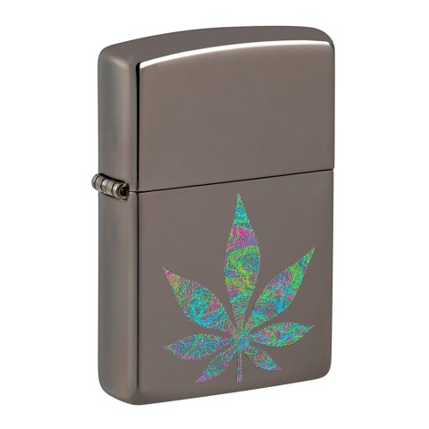 Zippo Lighter Funky Cannabis Design