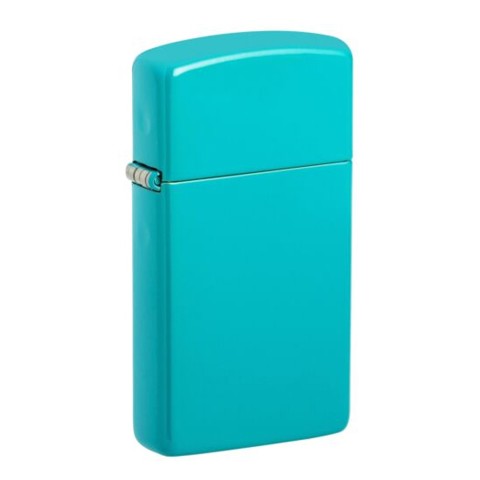 Zippo Lighter 49529 Slim Flat Turquoise