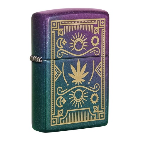 Zippo Lighter Cannabis Design