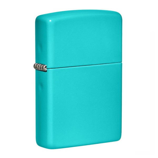 Zippo Lighter 49454 Flat Turquoise Zippo Lasered