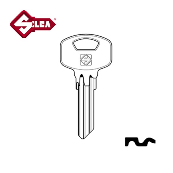 SILCA YA89SM Key Blank