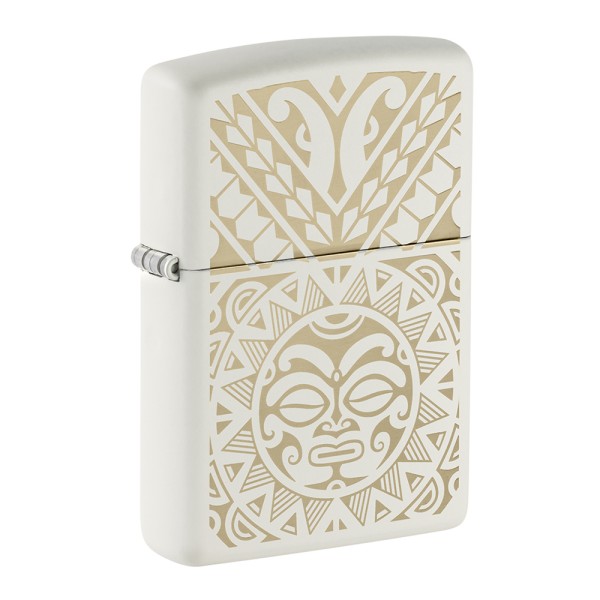 Zippo Lighter Maori Tattoo Design