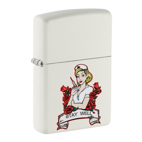 Zippo Lighter Tattoo Nurse Design