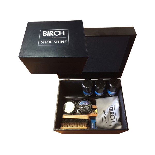 BIRCH Shoe Shine Box Large
