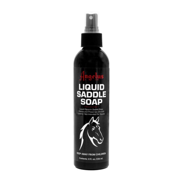 Angelus Liquid Saddle Soap 8 oz Pump Action Aerosol