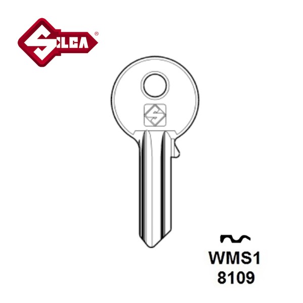 Silca WMS1 W M S Cylinder Blank 