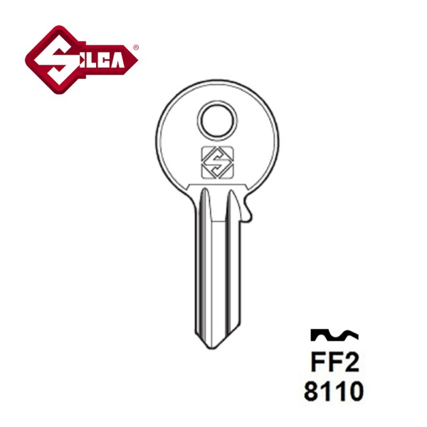 Silca FF2 FF-Facchinetti Cylinder Blank JMA FF1D HD FF2