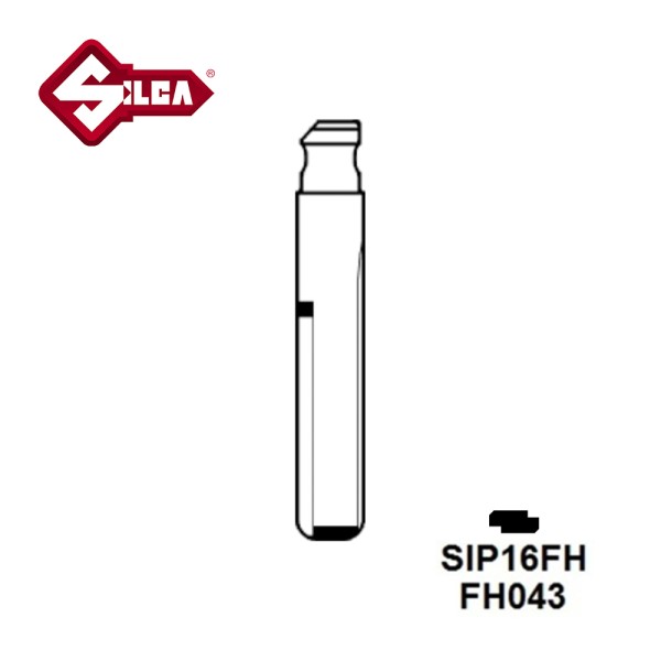 Silca SIP16FH Flip Head Key Blade