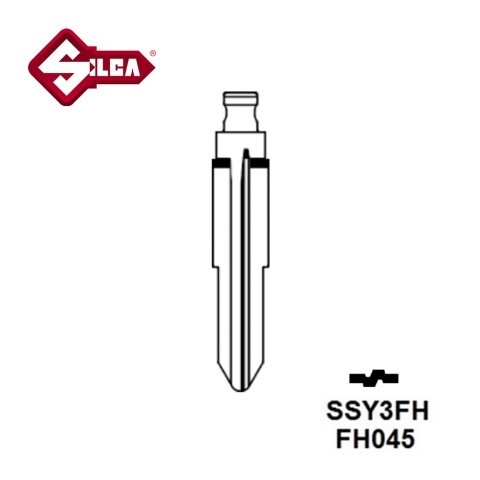 Silca SSY3FH Flip Head Key Blade