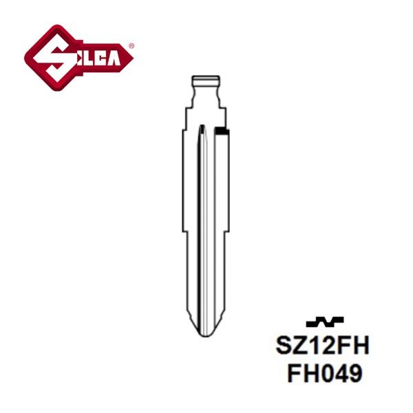 Silca SZ12FH Flip Head Key Blade