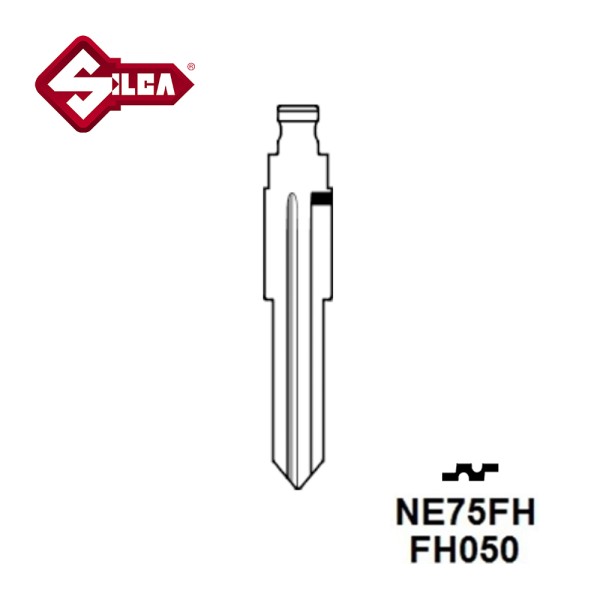 Silca NE75FH Flip Head Key Blade