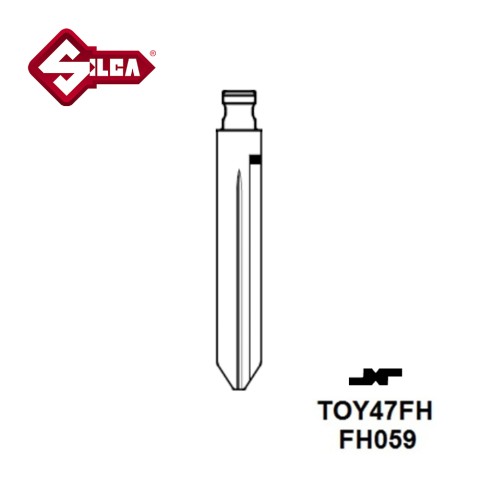 Silca TOY47FH Flip Head Key Blade