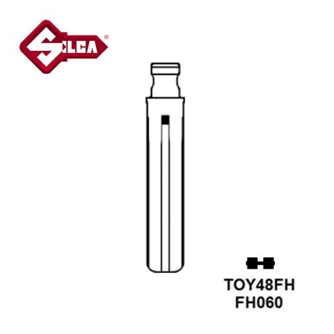 Silca TOY48FH Flip Head Key Blade