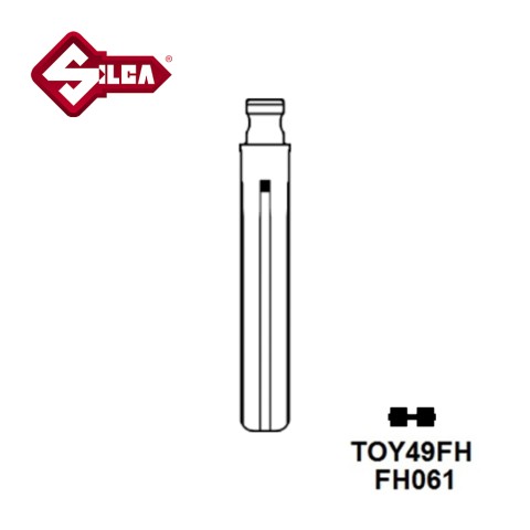 Silca TOY49FH Flip Head Key Blade