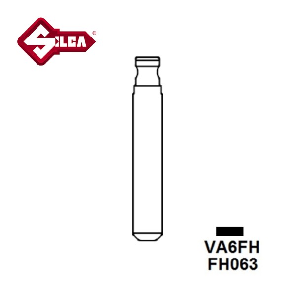 Silca VA6FH Flip Head Key Blade