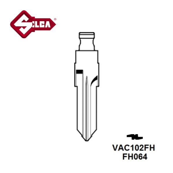 Silca VAC102FH Flip Head Key Blade