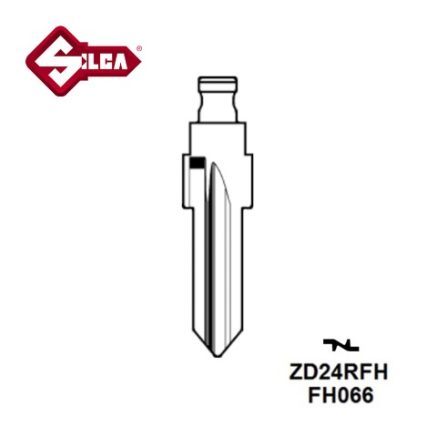 Silca ZD24RFH Flip Head Key Blade